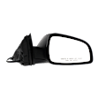 Passenger Side Mirror, Power Adjust, Manual Folding, Non-Heated, Textured Black, No Signal Light, No Memory, No Puddle Light, No Auto-Dimming, No Blind Spot Feature