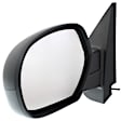 Driver Side Mirror, Power Adjust, Heated, Manual Folding, Textured Black, No Signal Light, No Memory, No Puddle Light, No Auto-Dim, No Blind Spot Feature