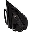 Driver Side Mirror, Power Adjust, Heated, Manual Folding, Paintable, No Signal Light, No Memory, No Puddle Light, No Auto-Dim, No Blind Spot Feature