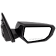 Passenger Side Mirror, Power Adjust, Heated, Manual Folding, Paintable, No Signal Light, No Memory, No Puddle Light, No Auto-Dim, No Blind Spot Feature