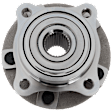 Front, Driver or Passenger Side Wheel Hub, with Bearing, AWD