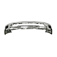 Front Bumper, Chrome, For Models with Fog Lights and Parking Aid Sensor, CAPA CERTIFIED
