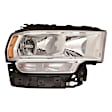 Passenger Side Halogen Headlight, With bulb(s), OE Replacement, CAPA Certified