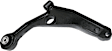 Front, Driver Side, Lower Control Arm, Without ball joint(s)