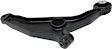 Front, Driver Side, Lower Control Arm, Without ball joint(s)
