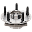 Front, Driver or Passenger Side Wheel Hub, With Bearing, 5 x 5.5 in. Bolt Pattern, Without ABS Sensor
