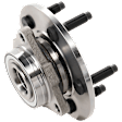 Front, Driver or Passenger Side Wheel Hub, With Bearing, 5 x 5.5 in. Bolt Pattern, Without ABS Sensor