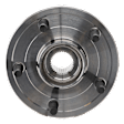 Front, Driver or Passenger Side Wheel Hub, With Bearing, 5 x 5.5 in. Bolt Pattern, Without ABS Sensor