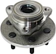 Front, Driver or Passenger Side Wheel Hub, With Bearing, 6 x 4.5 in. Bolt Pattern, 4WD