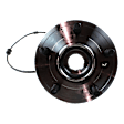 Front, Driver or Passenger Side Wheel Hub, With Bearing, With Sensor, 5 x 5.5 in. Bolt Pattern