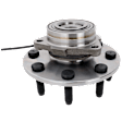Front, Driver or Passenger Side Wheel Hub, With Bearing, With Sensor, 8 x 6.5 in. Bolt Pattern
