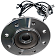 Front, Driver Side Wheel Hub, With Bearing, With Sensor, 8 x 6.5 in. Bolt Pattern, 4WD