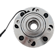 Front, Driver or Passenger Side Wheel Hub, With Bearing, With Sensor, 8 x 6.49 in. Bolt Pattern