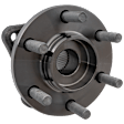 Wheel Hub, With Bearing, 6 x 4.5 in. Bolt Pattern