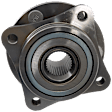 Wheel Hub, With Bearing, 6 x 4.5 in. Bolt Pattern