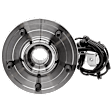 Front, Driver or Passenger Side Wheel Hub, With Bearing, With Sensor, 5 x 5 in. Bolt Pattern