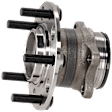 Rear, Driver or Passenger Side Wheel Hub, With Bearing, 4WD/AWD