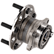 Rear, Driver or Passenger Side Wheel Hub, With Bearing, 4WD/AWD