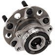 Rear, Driver or Passenger Side Wheel Hub, With Bearing, 4WD/AWD