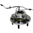 Front, Driver or Passenger Side Wheel Hub, With Bearing, With Sensor, 5 x 5.5 in. Bolt Pattern