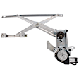 Front, Driver Side Power Window Regulator, With Motor