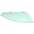 Front, Passenger Side Door Glass, Green Tint, Laminated, 4-Door, Replaces NAGS Number DD10934 GTYN