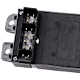 2006 Dodge Ram 1500 - Front, Driver Side Window Switch, 4-Door, Black, 8 Buttons