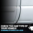 Cab Corner - Driver Side, Extended Cab Pickup