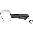 Driver Side Towing Mirror, Power Adjust, Heated, Power Folding, Chrome, In-housing Signal Light, With Memory, With Puddle Light, No Auto-Dim, With Blind Spot Glass