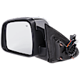 Driver Side Mirror, Power Adjust, Heated, Manual Folding, Chrome, In-housing Signal Light, With Memory, No Puddle Light, No Auto-Dim, No Blind Spot Feature