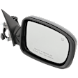 Passenger Side Mirror, Power Adjust, Manual Folding, Heated, Paintable, No Signal Light, No Memory, No Puddle Light, No Auto-Dimming, No Blind Spot Feature