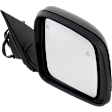 Passenger Side Mirror, Power Adjust, Manual Folding, Heated, Paintable, No Signal Light, No Memory, No Puddle Light, No Auto-Dimming, With Blind Spot Detection in Glass