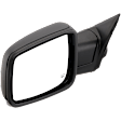 Driver Side Mirror, Power Adjust, Heated, Power Folding, Textured Black, In-housing Signal Light, No Memory, With Puddle Light, No Auto-Dimming, No Blind Spot Feature