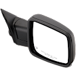 Passenger Side Mirror, Power Adjust, Heated, Power Folding, Textured Black, In-housing Signal Light, No Memory, With Puddle Light, No Auto-Dimming, No Blind Spot Feature