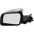 Driver Side Mirror, Power Adjust, Heated, Manual Folding, Chrome, In-housing Signal Light, With Memory, No Puddle Light, No Auto-Dim, With Blind Spot Detection in Glass