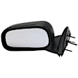 Driver Side Mirror, Power Adjust, Non-Heated, Manual Folding, Textured Black, No Signal Light, No Memory, No Puddle Light, No Auto-Dim, No Blind Spot Feature