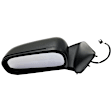 Driver Side Mirror, Power Adjust, Non-Heated, Manual Folding, Textured Black, No Signal Light, No Memory, No Puddle Light, No Auto-Dim, No Blind Spot Feature