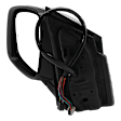 Driver Side Mirror, Power Adjust, Power Folding, Heated, Chrome, In-housing Signal Light, With memory, No Puddle Light, No Auto-Dimming, With Blind Spot Detection in Glass