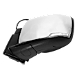 Driver Side Mirror, Power Adjust, Power Folding, Heated, Chrome, In-housing Signal Light, With memory, No Puddle Light, No Auto-Dimming, With Blind Spot Detection in Glass