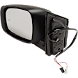 Driver Side Mirror, Power Adjust, Heated, Paintable, Manual Folding
