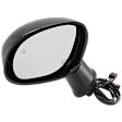 Driver Side Mirror, Power Adjust, Manual Folding, Heated, Paintable, No Signal Light, No Memory, No Puddle Light, No Auto-Dimming, With Blind Spot Detection in Glass