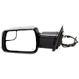 Driver Side Mirror, Power Adjust, Heated, Power Folding, Chrome, In-housing Signal Light, With Memory, With Puddle Light, No Auto-Dim, With Blind Spot Glass