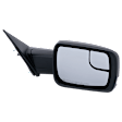 Passenger Side Mirror, Power Adjust, Heated, Power Folding, Paintable, In-housing Signal Light, No Memory, With Puddle Light, No Auto-Dim, No Blind Spot Feature
