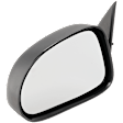 Driver Side Mirror, Manual Adjust, Non-Folding, Non-Heated, Textured Black, No Signal Light, No Memory, No Puddle Light, No Auto-Dimming, No Blind Spot Feature