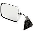 Driver Side Mirror, Manual Adjust, Manual Folding, Non-Heated, Chrome, No Signal Light, No Memory, No Puddle Light, No Auto-Dimming, No Blind Spot Feature
