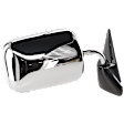 Passenger Side Mirror, Manual Adjust, Manual Folding, Non-Heated, Chrome, No Signal Light, No Memory, No Puddle Light, No Auto-Dimming, No Blind Spot Feature