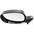 Driver Side Mirror, Non-Towing, Manual Adjust, Manual Folding, Non-Heated, Textured Black, No Signal Light, No Memory, No Puddle Light, No Auto-Dimming, No Blind Spot Feature