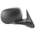 Passenger Side Mirror, Manual Adjust, Manual Folding, Non-Heated, Textured Black, No Signal Light, No Memory, No Puddle Light, No Auto-Dimming, No Blind Spot Feature