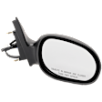 Passenger Side Mirror, Power Adjust, Non-Folding, Non-Heated, Textured Black, No Signal Light, No Memory, No Puddle Light, No Auto-Dimming, No Blind Spot Feature