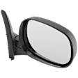 Passenger Side Mirror, Manual Adjust, Manual Folding, Non-Heated, Textured Black, No Signal Light, No Memory, No Puddle Light, No Auto-Dimming, No Blind Spot Feature